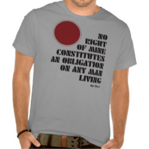 Ayn Rand Quote T-shirts & Shirts