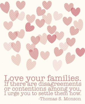 Love your families