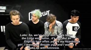 5SOS talking about their imaginary date using song titles from their ...