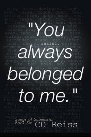 ... to this latest instalment in the Songs of Submission series