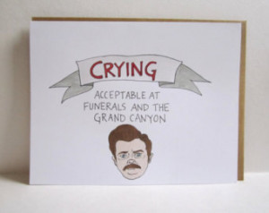 Ron Swanson Quote Card, Ron Swanson 's Pyramid of Greatness Card ...