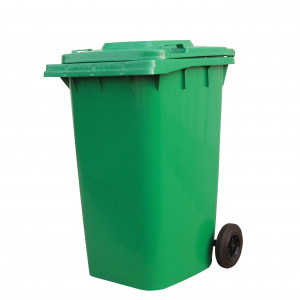 64 Gallon Trash Can with Wheels