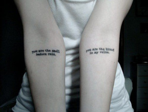 Cute Quote Tattoos for Girls / Tattoos Pictures