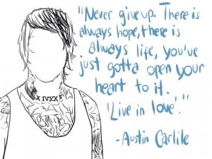quote austin carlile of mice and men om&m my Draw