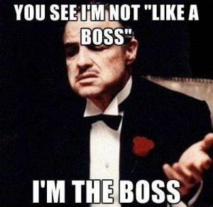 Funny I AM the Boss