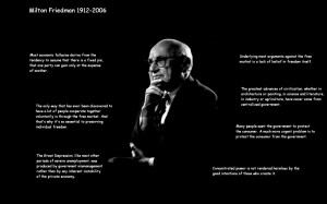 Quotes Celebrity Black Background Milton Friedman Hd Wallpapers Image ...