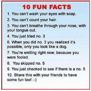 10 Fun Facts–Cognitive Bias