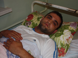 Magomed Getinov, a victim of a bomb blast at Makhachkala hospital.