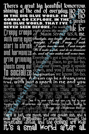 Mix of Disney sayings