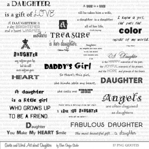 Scrapbook Quotes About Daughters Quotes About Daughters Word
