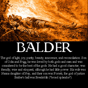 Norse mythology Balder