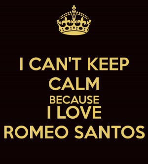 Romeo Santos Quotes About Love In Spanish I love romeo santos