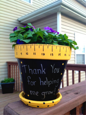 Thank You for Helping Me Grow Flowerpot (Teacher Gift)