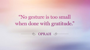 Oprah gratitude quote