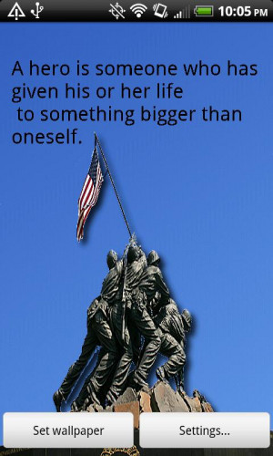 sacrifice with this live wallpaper.* Memorial day famous quotes ...
