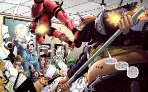 Spawn Vs Deadpool Wallpaper Deadpool fighting wallpaper