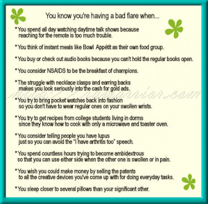 Looking at a Rheumatoid Arthritis Flare Up with a Smile