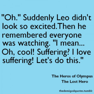 The Heroes of Olympus PJO and HoO Quotes