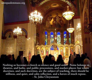 Orthodoxy.} Church should not be a country club. I'm getting tired of ...