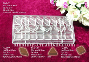Q047 DIY polycarbonate chocolate plastic injection moulds jpg