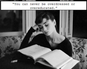 ... sabrina formal overdressed fashion quote Breakfast at Tiffany’s