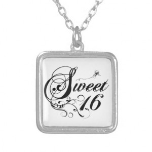 Sweet Sixteen (16) Quotes Pendants