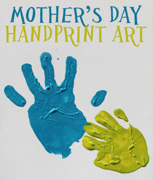 Mother’s Day Handprint Canvas