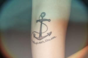 Sea Quote Tattoos Anchor tattoo meanings