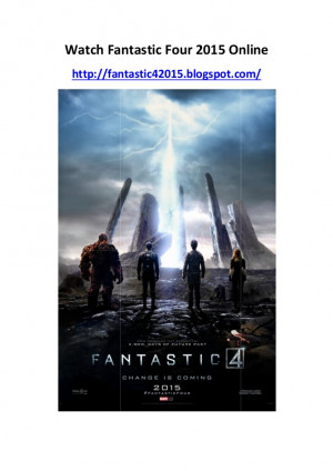 Watch fantastic four 2015 online