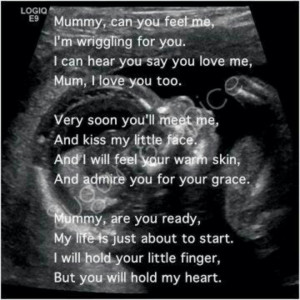 Mummy, Can You Feel Me?....