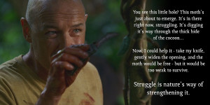 One of my favorite quotes from season 1 of LOST. I find it pretty ...