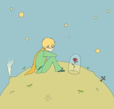 The little prince and his Rose