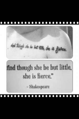 Shakespeare quote tattoo - I thought of an old friend..