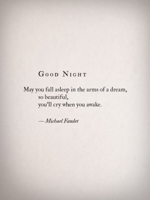 Sleep and dream sweetly.