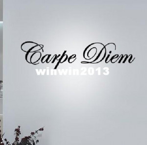 Carpe Diem Quotes And Sayings And retail] carpe diem - vinyl