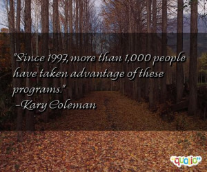 Since 1997, more than 1,000 people have