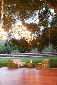 Lovely setting for a wedding or party...the chandeliers are so awesome ...
