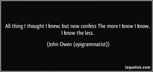 More John Owen (epigrammatist) Quotes