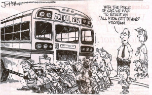 The lighter side of school bussing...