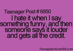 Yeaaah, that gets on my nerves.