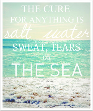 beautiful quote because its so true... salt water to gargle when im ...