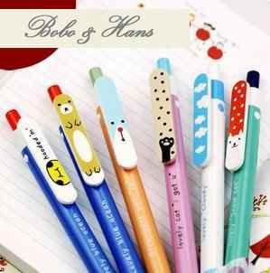 cute cartoon animals ball pen korean style promotion gift fashion new