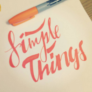 Want to write something fancy but nahh.. choose simple.. #lettering # ...