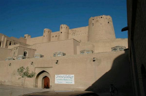 The picture below is a fortress built by Alexander’s army in Herat ...