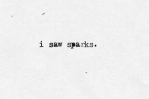 sparks. coldplay.
