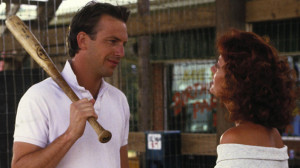 Kevin Costner and Susan Sarandon as “Crash” Davis and Annie Savoy ...