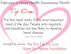 Hope for Hearts Foundation raises Heart Health Awareness this month ...