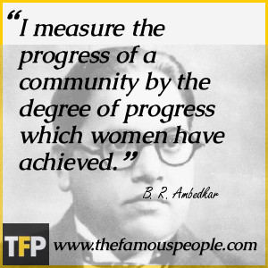 measure the progress of a community by the degree of progress which ...