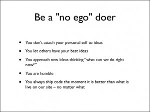 Buffer value 4: no ego