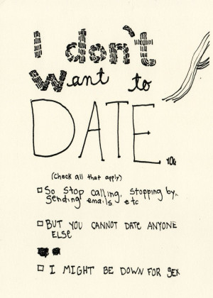 don't want to date you | Colpa